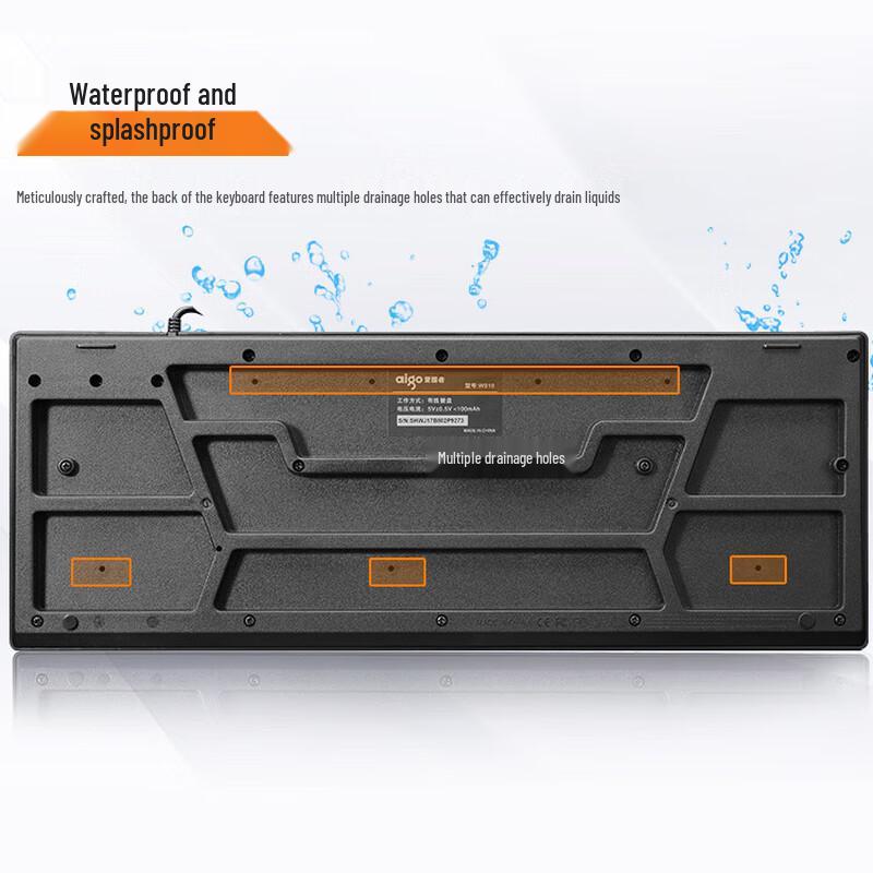 Aigo WQ9510 Wired USB Keyboard and Mouse Combo