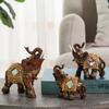 Model Elephant Figurine Ornament Simulated Resin Animal Sculpture  Festival Decor
