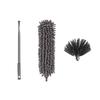 Microfiber Duster Kit with Extension Pole Retractable for Ceilings Fans Blinds Car Furniture Cobweb Cleaning Household Duster