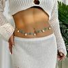 Boho Colorful Rice Beads Waist Chain for Women Fashion Starfish Shell Beaded Belly Chain Summer Beach Sexy Bikini Body Jewelry