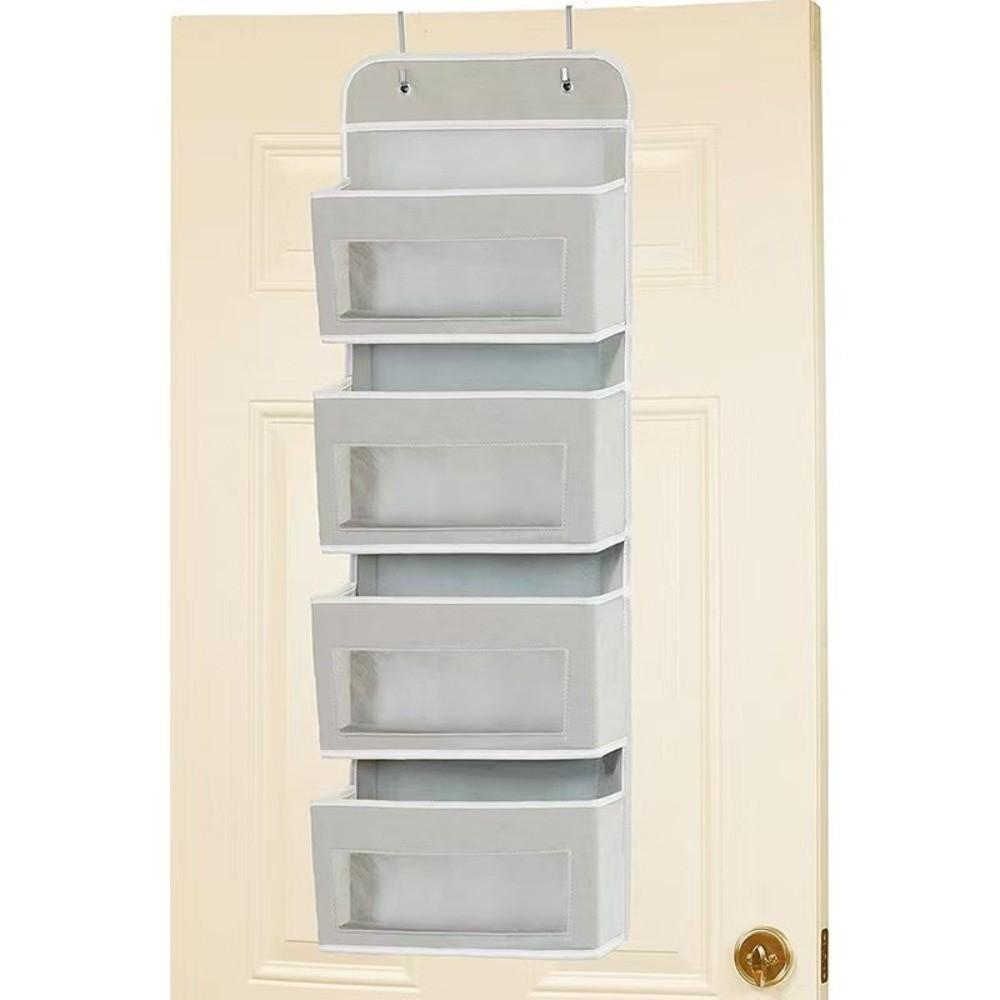 Space Saving Over Door Organizer Clear PVC Window Hanging Storage Bag for Bedroom