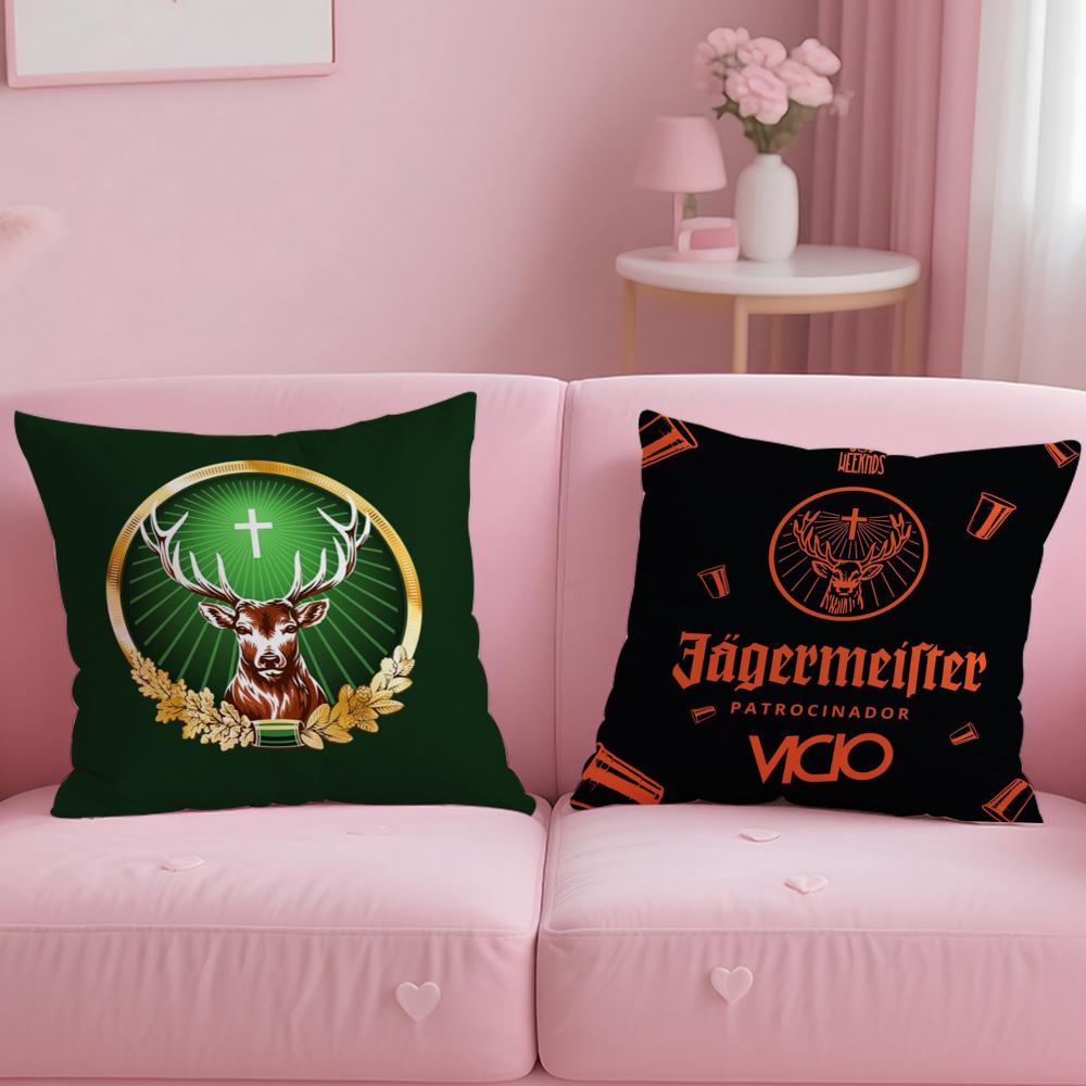 J-Jager-M-Meisters-S Наволочка Короткий Плюш Двусторонний Принт Домашняя Машинная Стирка В Теплой Воде Зимняя Наволочка