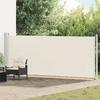 Retractable Side Awning 600x160 cm Cream