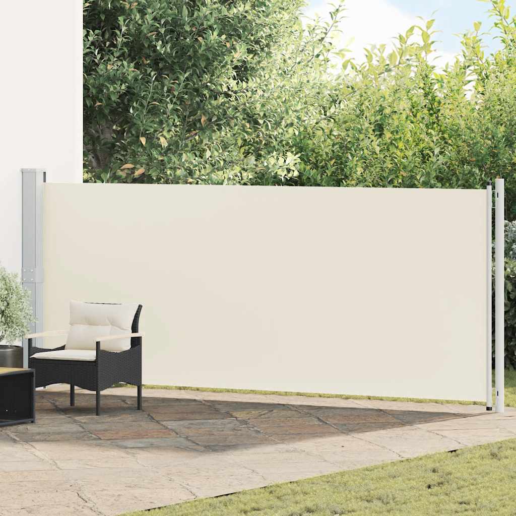 Retractable Side Awning 600x160 cm Cream
