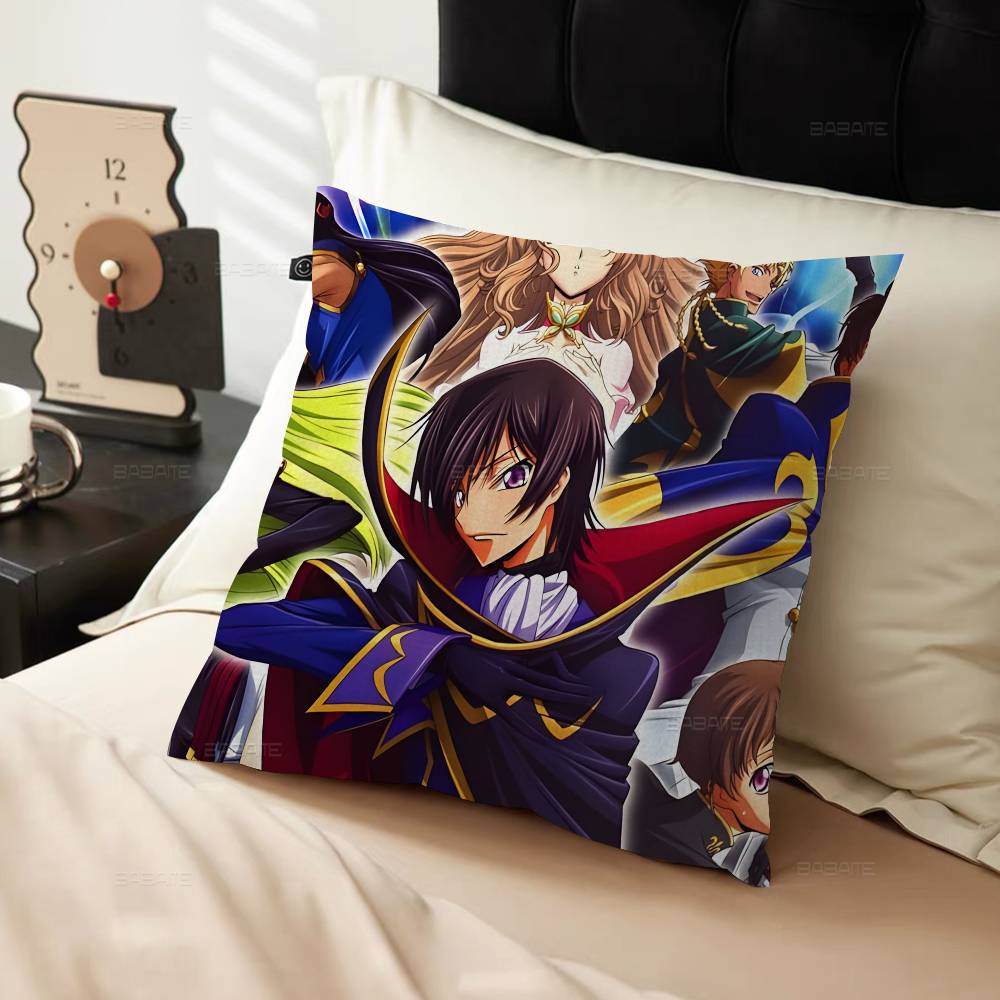 Classic Mecha Anime C-Code G-Geass Personalized Pillow Cover Kids Bedroom Wild Party Decor Pillowcase Kid Birthday Shower Gift