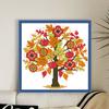 Частичная вышивка Эко-хлопковая нить 14CT Напечатанный Дерево Набор для вышивания крестом