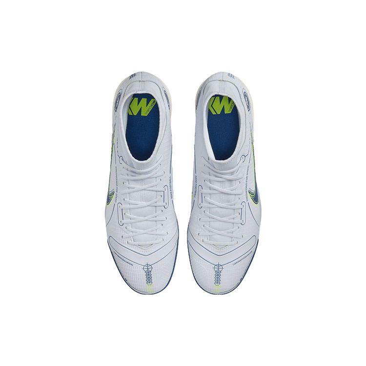 Nike Кроссовки унисекс Mercurial Superfly 8 Academy TF Grey Light Marine Football-Grey Volt Dark-Marina-Blue DJ2878-054