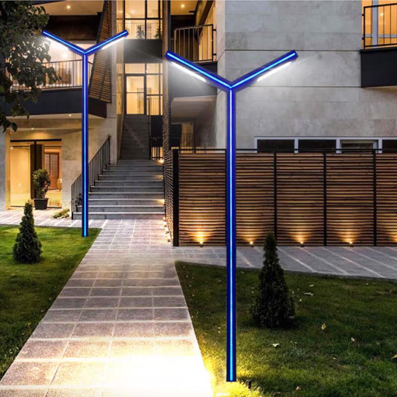 Y-Shaped Aluminum Outdoor Landscape Street Light