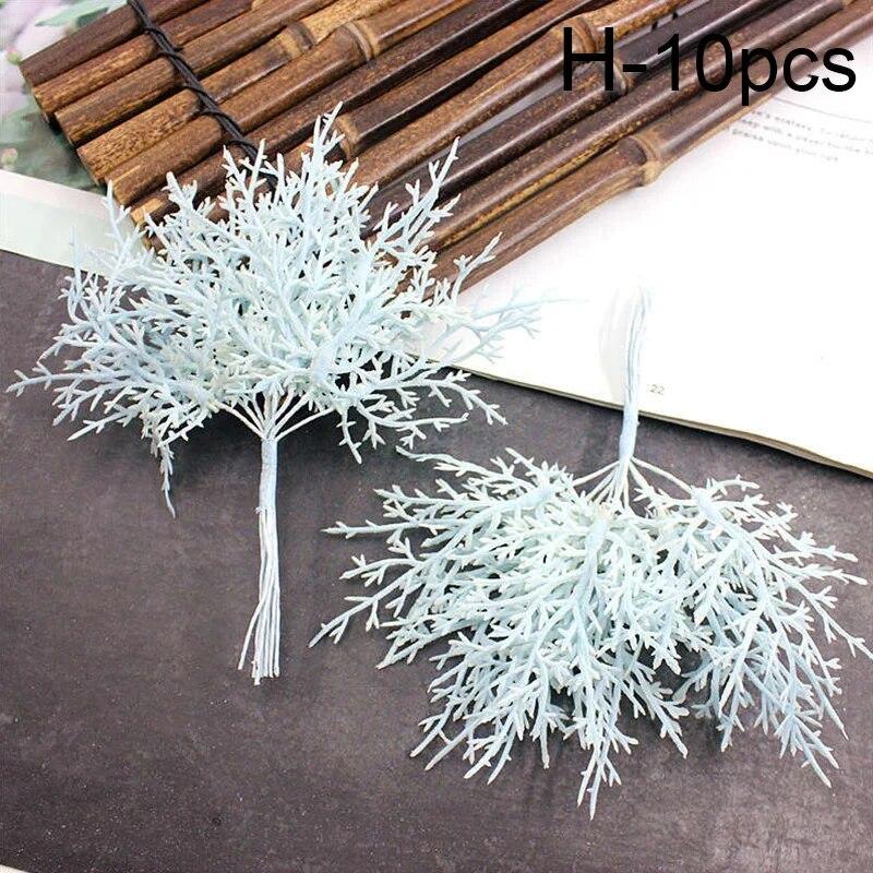 Букет новых сосновых растений, искусственный цветок, ветка рождественской елки, букет, свадебный домашний декор, сделай сам, венок, украшение для рождественской вечеринки