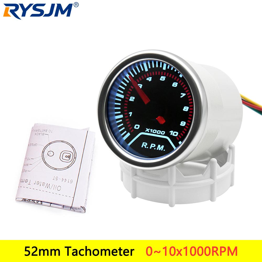 52mm Racing Car Gauge 12V Tachometer PSI Turbo Boost BAR Water Temp Oil Pressure Voltmeter Oil Temperature Air Fuel Ratio Meter