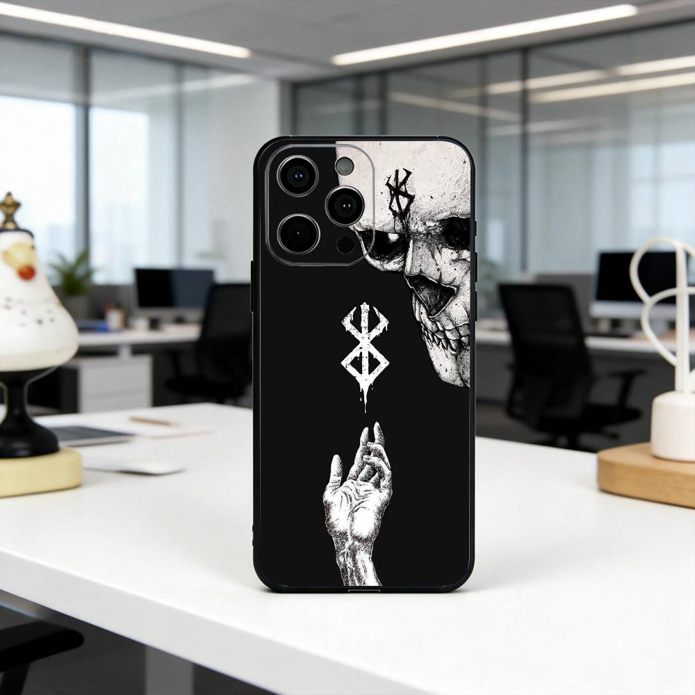 Классический B-Berserk BG G-Guts Чехол для телефона Силиконовый Мягкий Для IPhone 17 16 15 14 13 12 11 X XR Plus Pro Max Plus