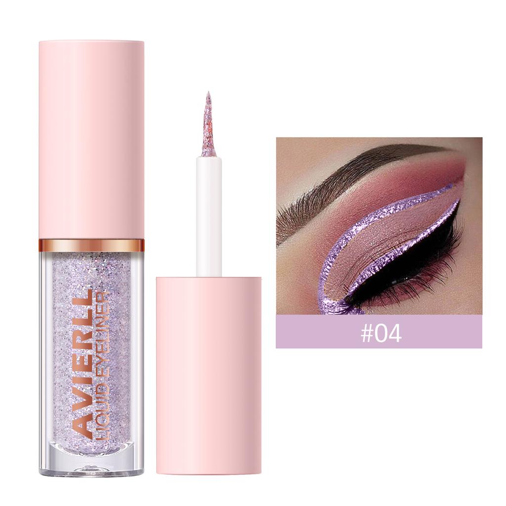 10-цветная сверкающая жидкая подводка для глаз Sparkle Dazzling Eyeshadow Liquid Pearl Brightens Eyeshadow Fine