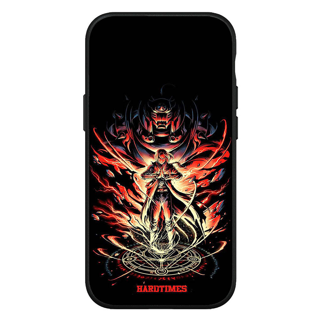for Motorola Moto Edge 70 60 50 G54 G86 Samsung Galaxy S25 iPhone 17 16 15 Redmi Note 14 13 Pro Max Phone Case Cartoon Fullmetal Alchemis Elric Edward