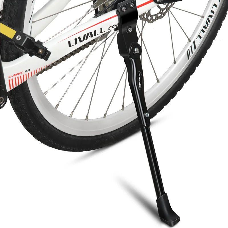RIDERACE Подножка для велосипеда Регулируемая алюминиевая Сплавная MTB Горный велосипед Стойка для парковки сзади шоссейный велосипед Подножка