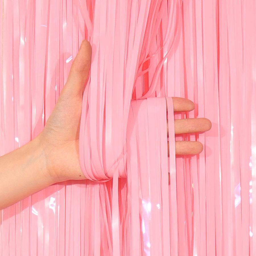 Лазерный фон с бахромой и мишура для украшения вечеринки или мероприятия