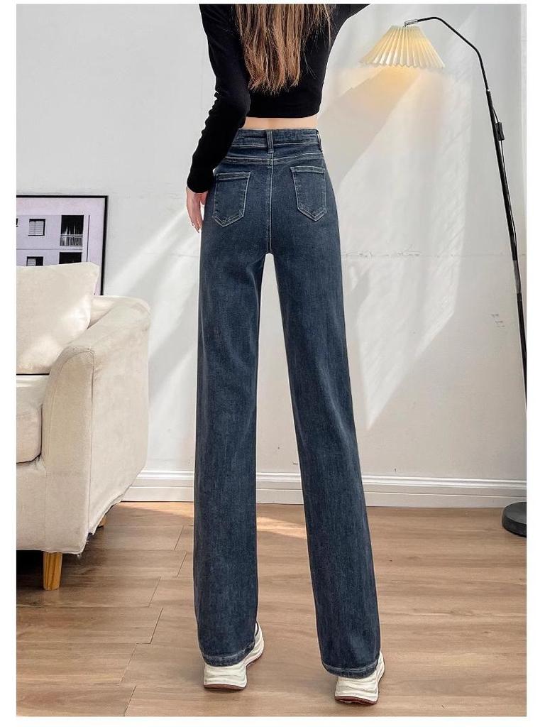 Women's Slimming Straight Leg Jeans 2025 - Popular Spring & Autumn Style, Petite Fit