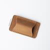 Wear-resistant Vintage Leather Pen Loop Holder Double Slot Metal Clip Pen Case for Long Term Daily Office Use