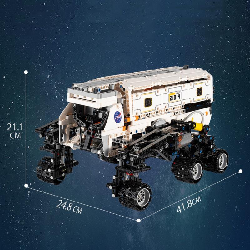 MOULD KING 21014 Технические строительные блоки приложение RC моторизованный Star Explorer автомобиль в сборе кирпичи игрушки для детей рождественские подарки