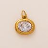 Yori 3 шт. Нержавеющая сталь Позолота 18K Подвески Ювелирные изделия DIY Ожерелье Браслет Изготовление Подвеска-камень декабря Аксессуары