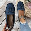 Women Flats 2025  Women Female Ladies Leather Shoes Round Head Flats Loafers Slip On Moccasins Vulcanized Shoes Plus Size 236