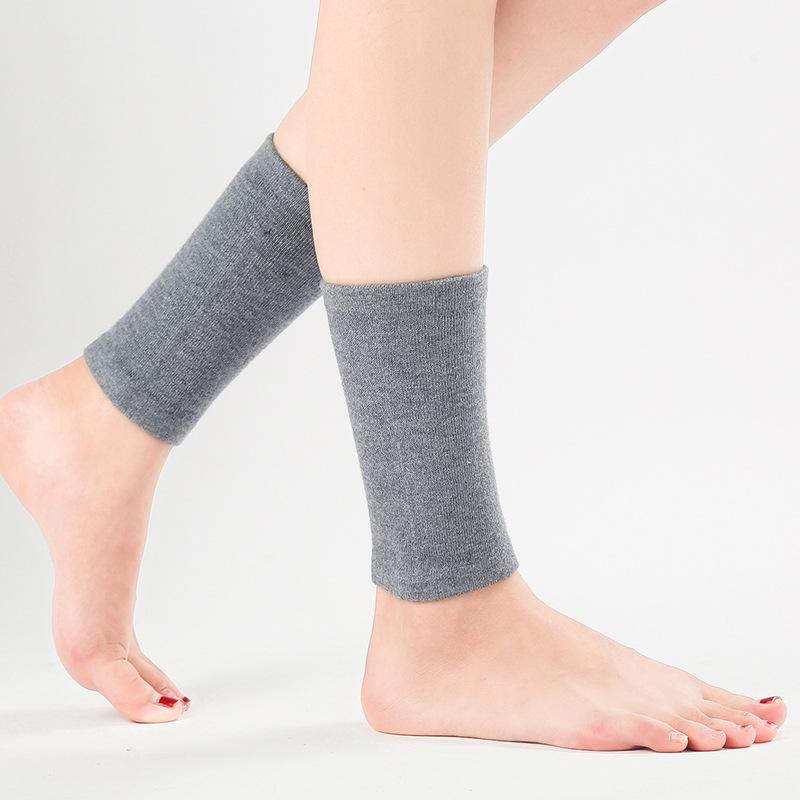Cashmere Unisex Ankle Warmers Short Thickened Cold-proof Autumn Winter Ankle Wrist Protectors Calf Socks Solid Pattern
