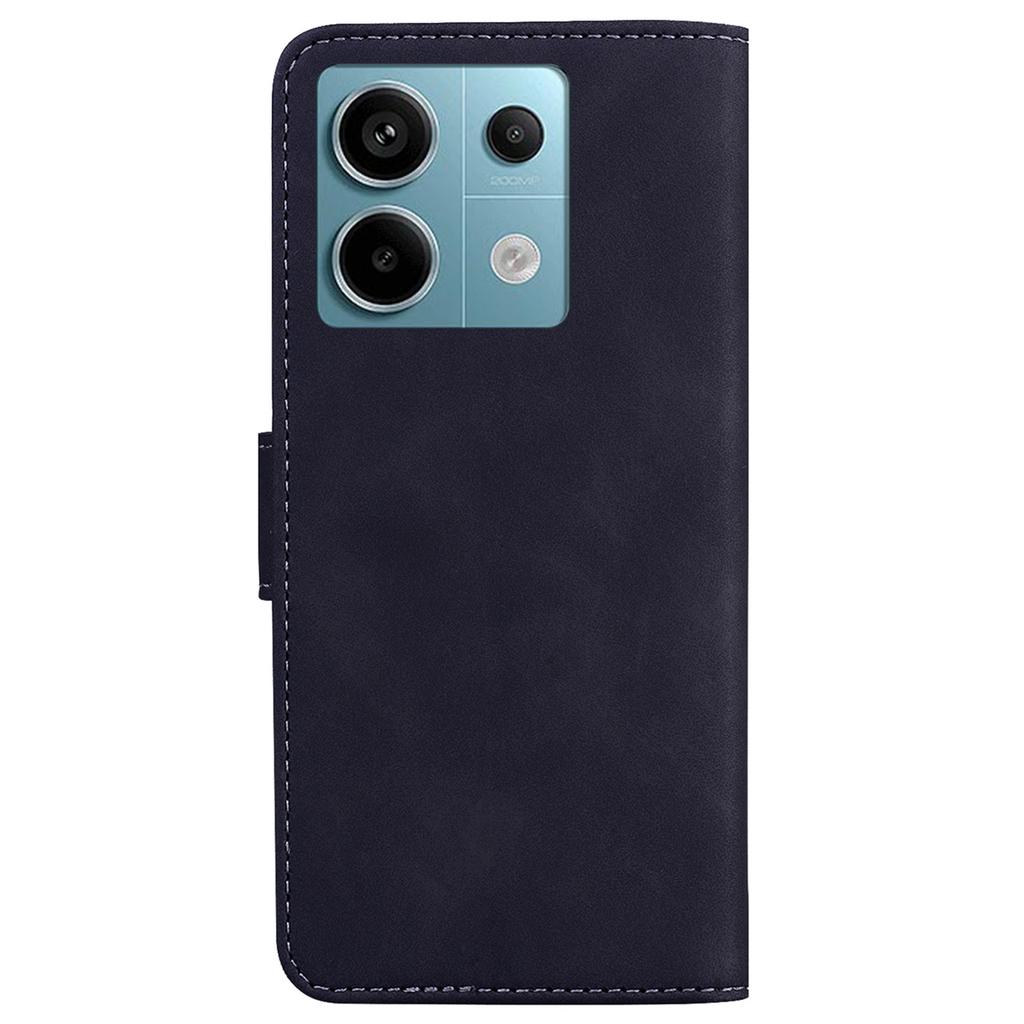 For Xiaomi Redmi Note 13 Pro 5G/Poco X6 5G Case Wallet Stand Solid Color Leather Phone Cover