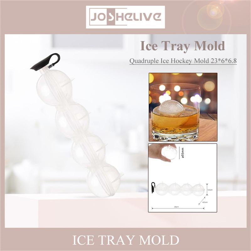 4 полости для виски, форма для изготовления кубиков льда, сферическая форма, кухонный инструмент, силиконовая форма для ледяного шара, ледяной шар, решетка для льда, круглая сетка для льда