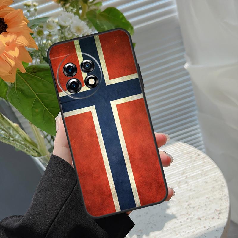 Чехол Флаг Норвегии для OnePlus 15R 15 13R 12R 10R 13 13T 12 11 10 10T 8T Nord CE 5 2 3 4 Lite N20 N30