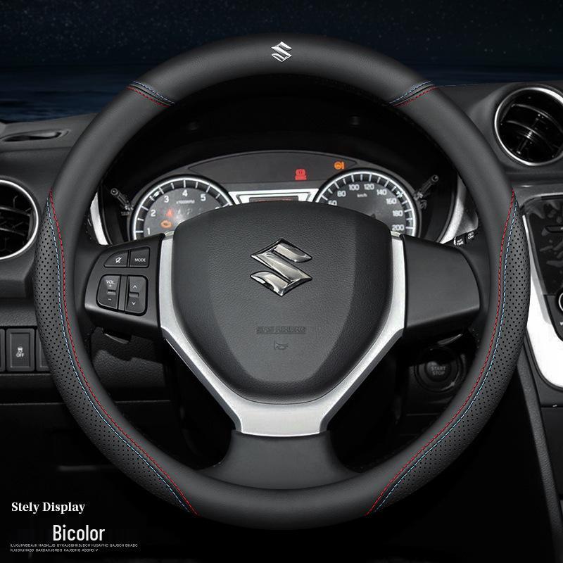 Кожаная оплетка руля для Suzuki: Подходит для Vitara, Fengyu, Qiyue, Beidouxing, Alto, Tianyu и SX4
