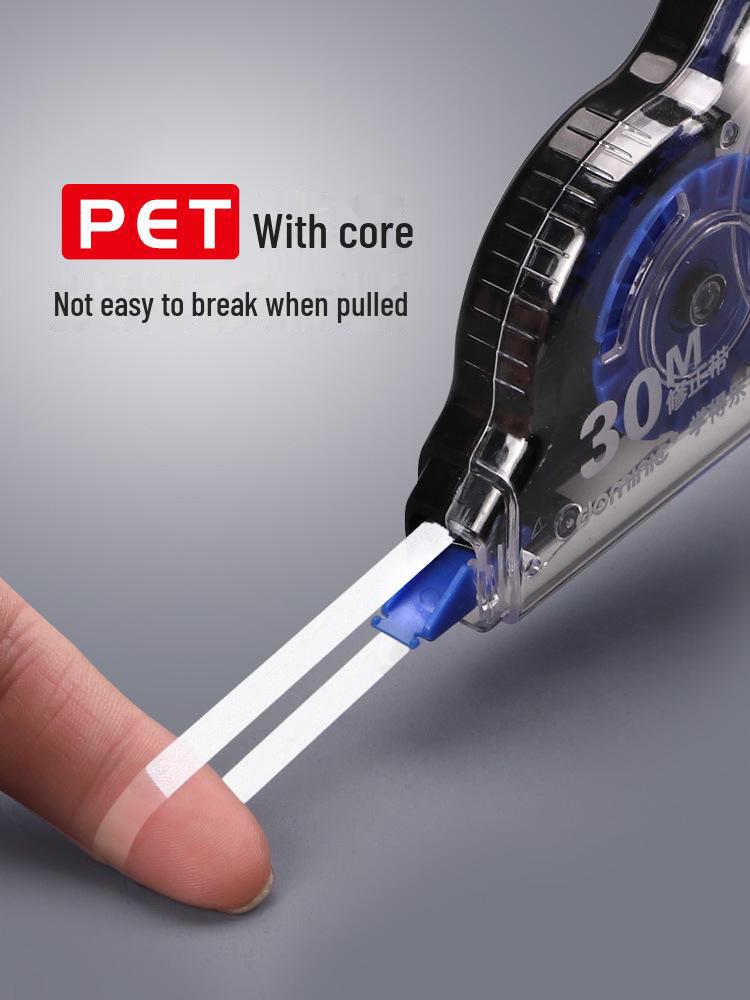 Высокоемкая корректирующая лента для учащихся с гладкой, прозрачной пленкой