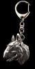 Bull Terrier, Bully II - Silver-plated Key Ring with a Dog In a Gift Box, Handbag Decoration, Backpack Pendant by Art-Dog Brand