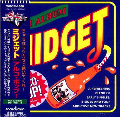 CD MIDGET AlcoPop WPCR1668 Radar Records 1997 Япония Рок Б/у