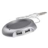 USB-подогреватель для кружек, подогреватель, подставка для чашки кофе, чая с 4-портовым концентратором для офисного ПК, ноутбука