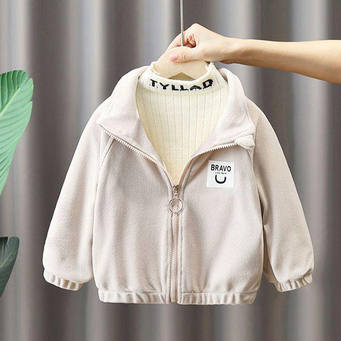 Флисовая куртка для мальчиков - зимняя коллекция 2023 года, теплый флис для осени/зимы