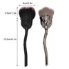 2pcs Fluffy Texture Fluffy Powder Brush Nail Art Dust Remover Brush  Salon Manicure Work