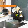 Sink Caddy Kitchen Storage Rack Large Capacity Multipurpose Drain Rack Sponge Holder Countertop Organizer