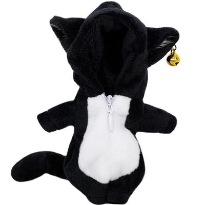 Наряд HIGHAWK для кукол Obitsu 11 OB11, Одежда для кукол Obitsu 11, Животное, Домашняя одежда GSC, Одежда для кукол, 112 Одежда для кукол BJD, Пушистый, Кукла 11 см (Черная кошка)