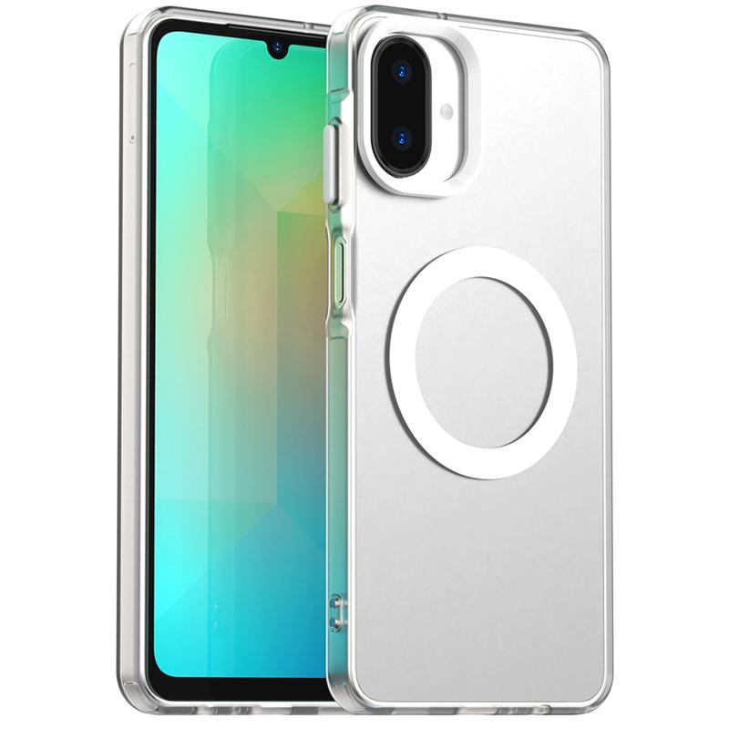 Магнитная Адсорбция Беспроводная Зарядка Прозрачный Чехол Для Samsung Galaxy A07 Прозрачная Задняя Панель Для Samsung A07 Чехол Для Samsung A07