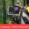 Водонепроницаемая 4K панорамная экшн-камера 360° для мотоцикла и рыбалки
