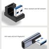 Конвертер Type-C «мама» в USB 3.0 «папа» 10 Гбит/с, Type-C в USB 3.0 с углом 90 градусов для удлинительного разъема USB-C.