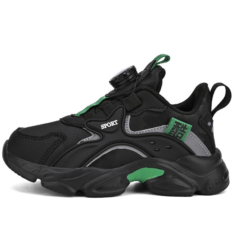 Kids Sneakers Fashionable Boys Sneakers Rotating Buttons Girls Sneakers Kids Platform Sneakers Sneakers for Boys