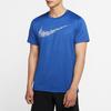 Nike Тренировочный топ с принтом Dri-Fit, футболка с короткими рукавами, мужские топы, королевский синий CJ4634-451