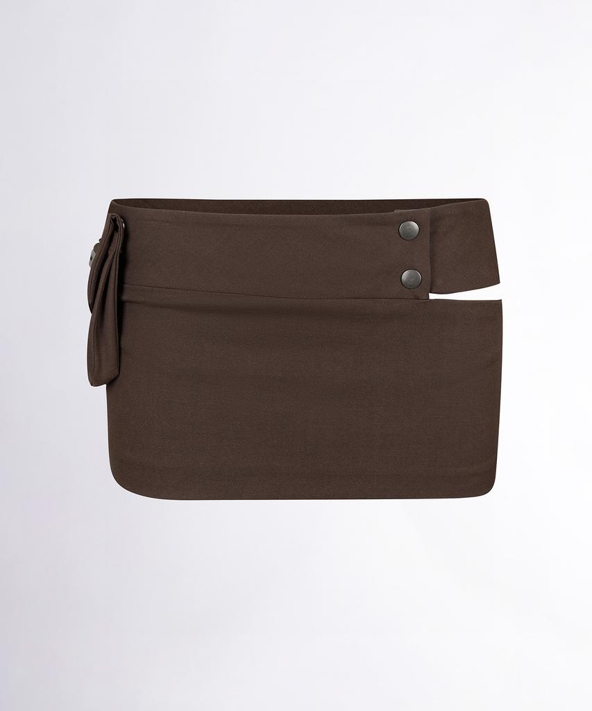 Sculpter Waist Point Classic Skort Brown