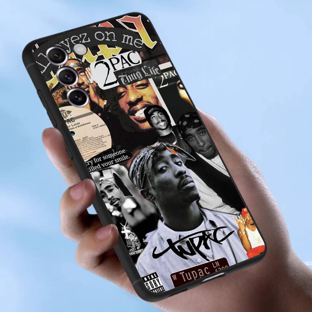 Rapper 2Pac Singer Tupac Case For Samsung Galaxy Case S25 S23 S22 S21 S30 S20 S10 Ultra Plus FE TPU Soft Cover