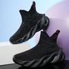 Men's Outdoor Leisure Comfortable All-match Breathable Large Size High Top Flying Mesh Shoes Blade Athletic Casual Shoes