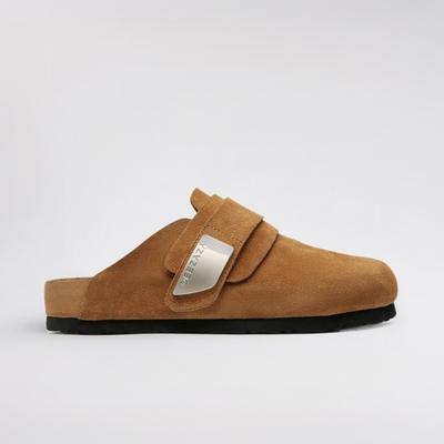 3691 Летняя новая обувь толстоподошвенные универсальные шлепанцы на одном ремешке с мягкой подошвой удобные с закрытым носком полушлепанцы