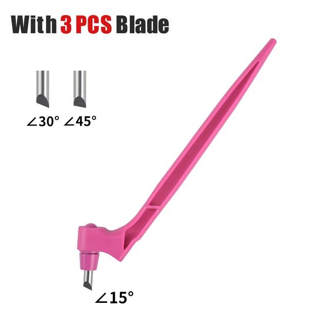 Новые инструменты для резки поделок с вращающимся на 360 градусов лезвием для резки бумаги, художественная резьба, ручка, инструмент для самостоятельной работы, портативный нож для резки из нержавеющей стали