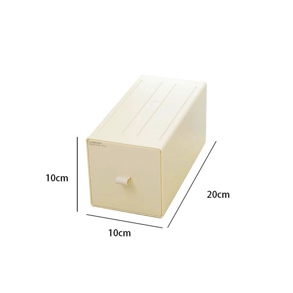 Plastic Drawer Storage Box Large Capacity Makeup Storage Container Stationery Storage Box for Home