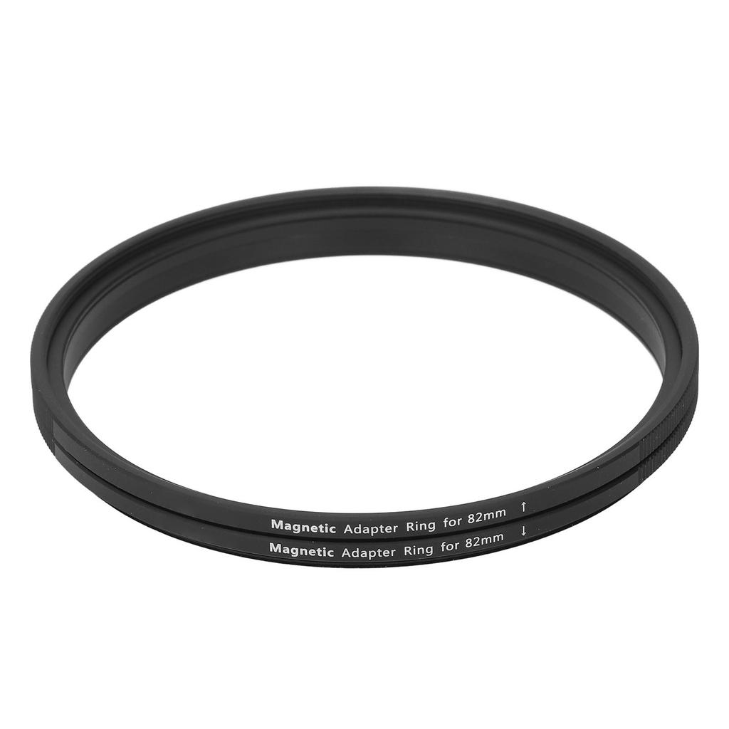 Magnetic Adapter Ring Kit 82mm‑82mm Metal Ring Adapter Convert Thread Filter To Magnetic Filter