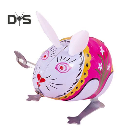 1/4 шт. заводная игрушка в виде животного ностальгическая винтажная детская взрослая заводная пружина металлическая прыгающая лягушка петух крыса кролик игрушка сувениры для вечеринки